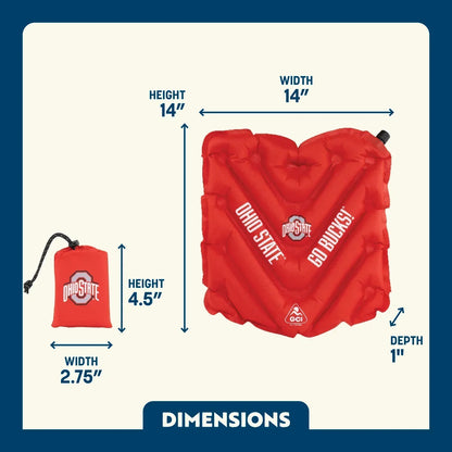 College V Seat™ Inflatable Stadium Cushion - Ohio State Buckeyes - Classic Pick