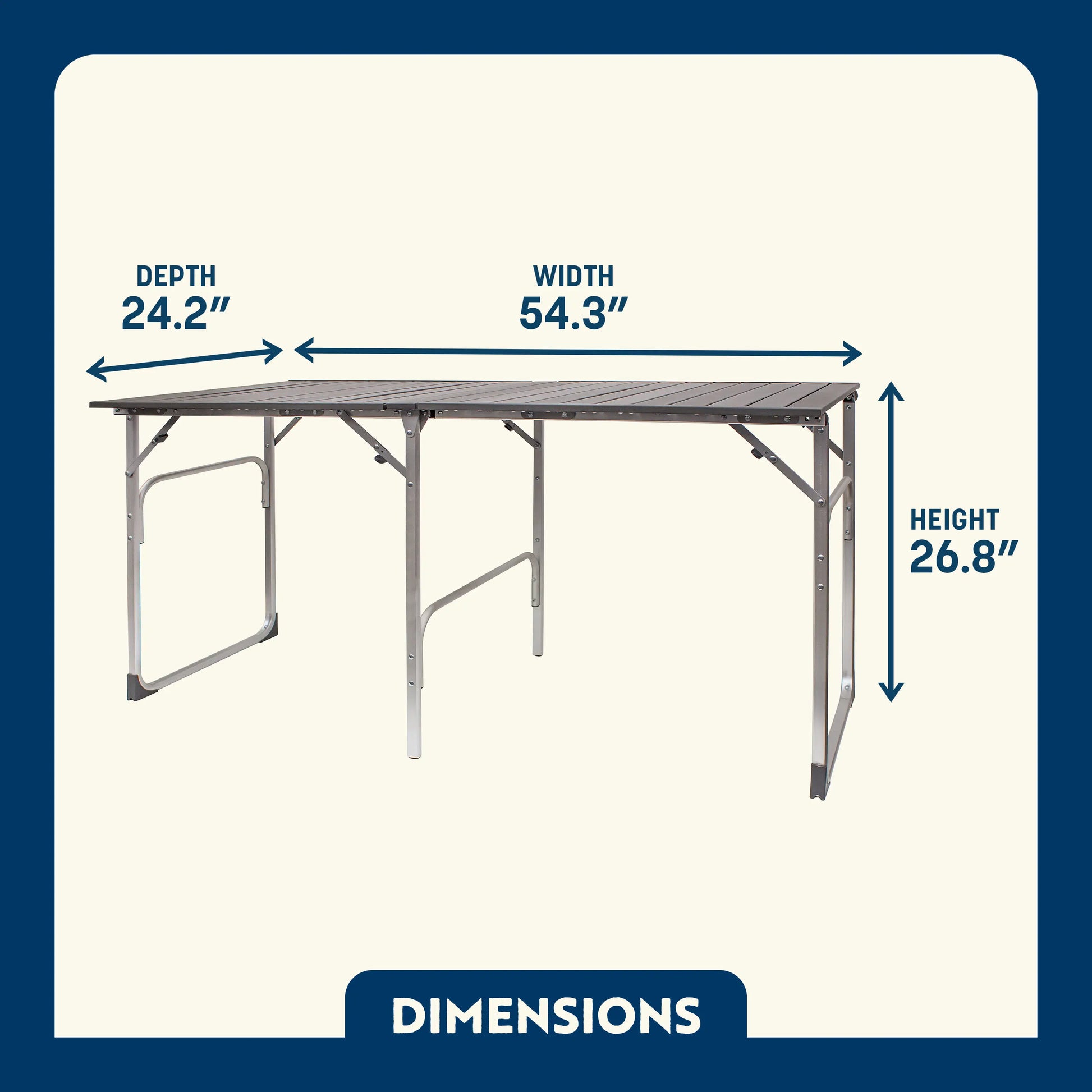 Slim-Fold Table - Fresh Style