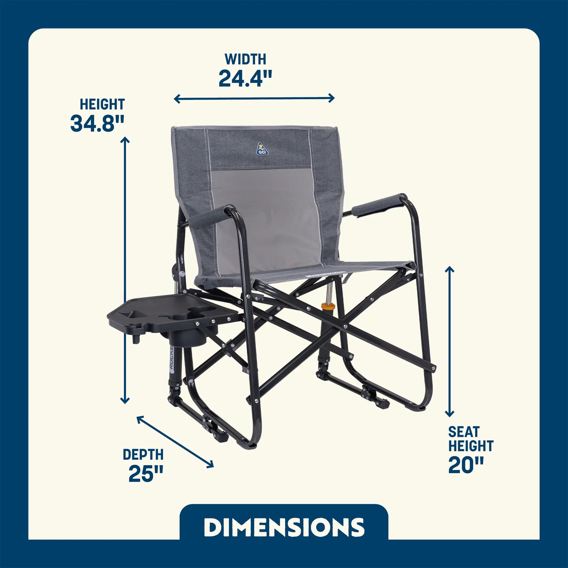 Freestyle Rocker™ with Side Table - Fresh Pair