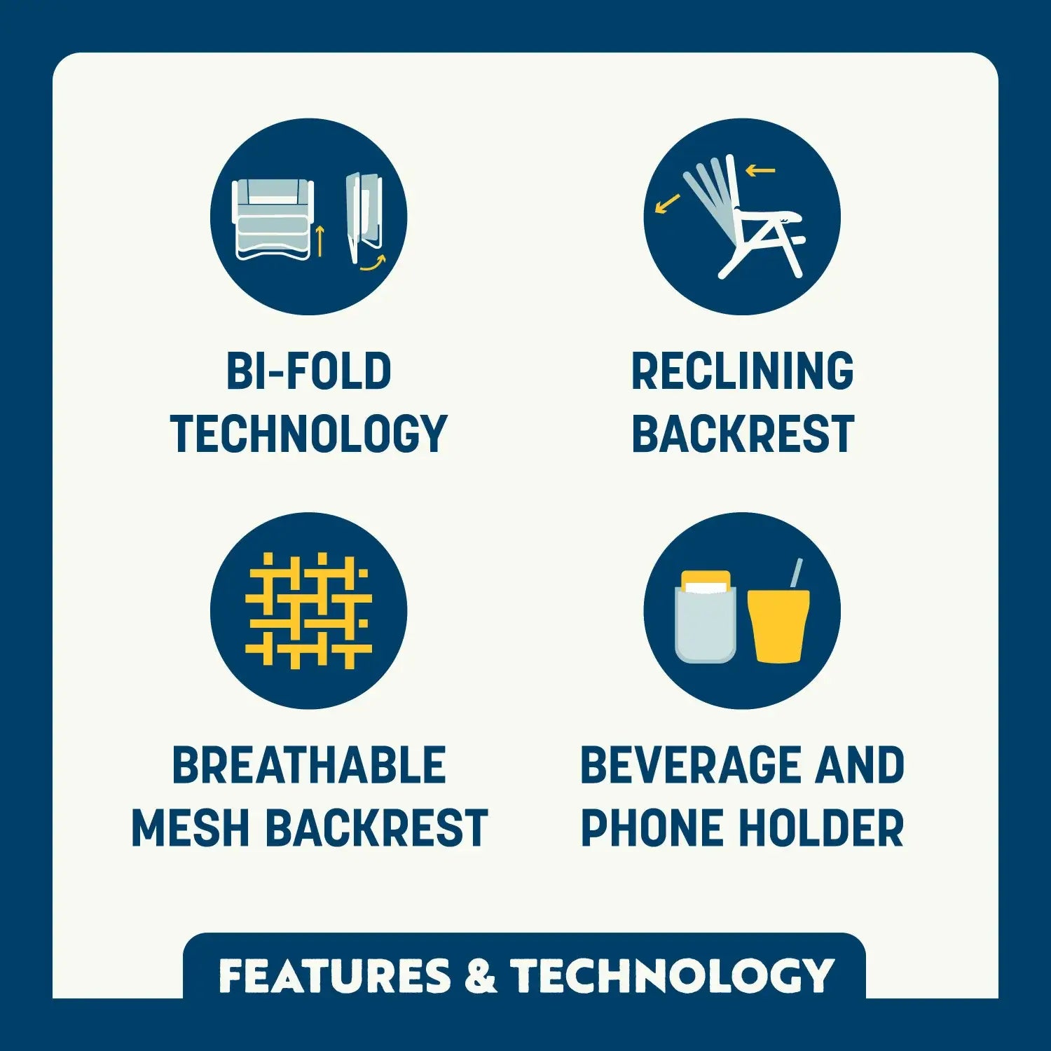 Bi-Fold Beach Chair™ - Ready Routine