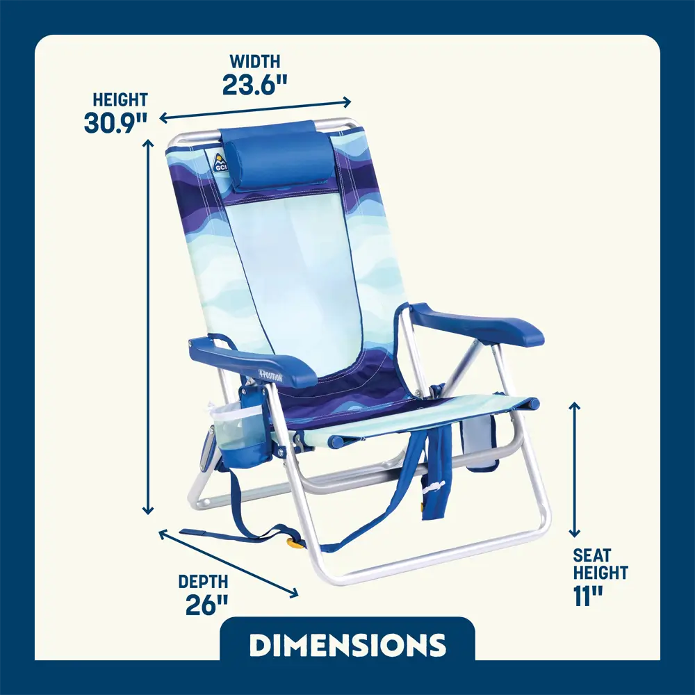 Backpack Beach Chair™ - Classic Pick