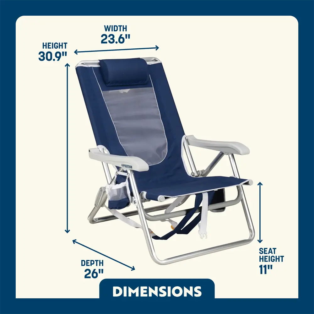 Backpack Beach Chair™ - Classic Pick