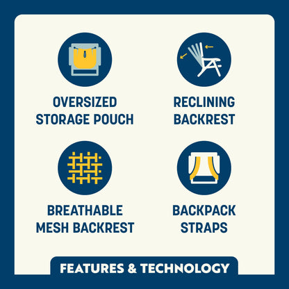 Backpack Beach Chair™ - Classic Pick