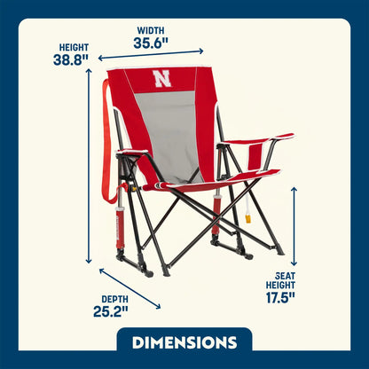 College Comfort Pro Rocker™ - Nebraska Cornhuskers - Ready Routine
