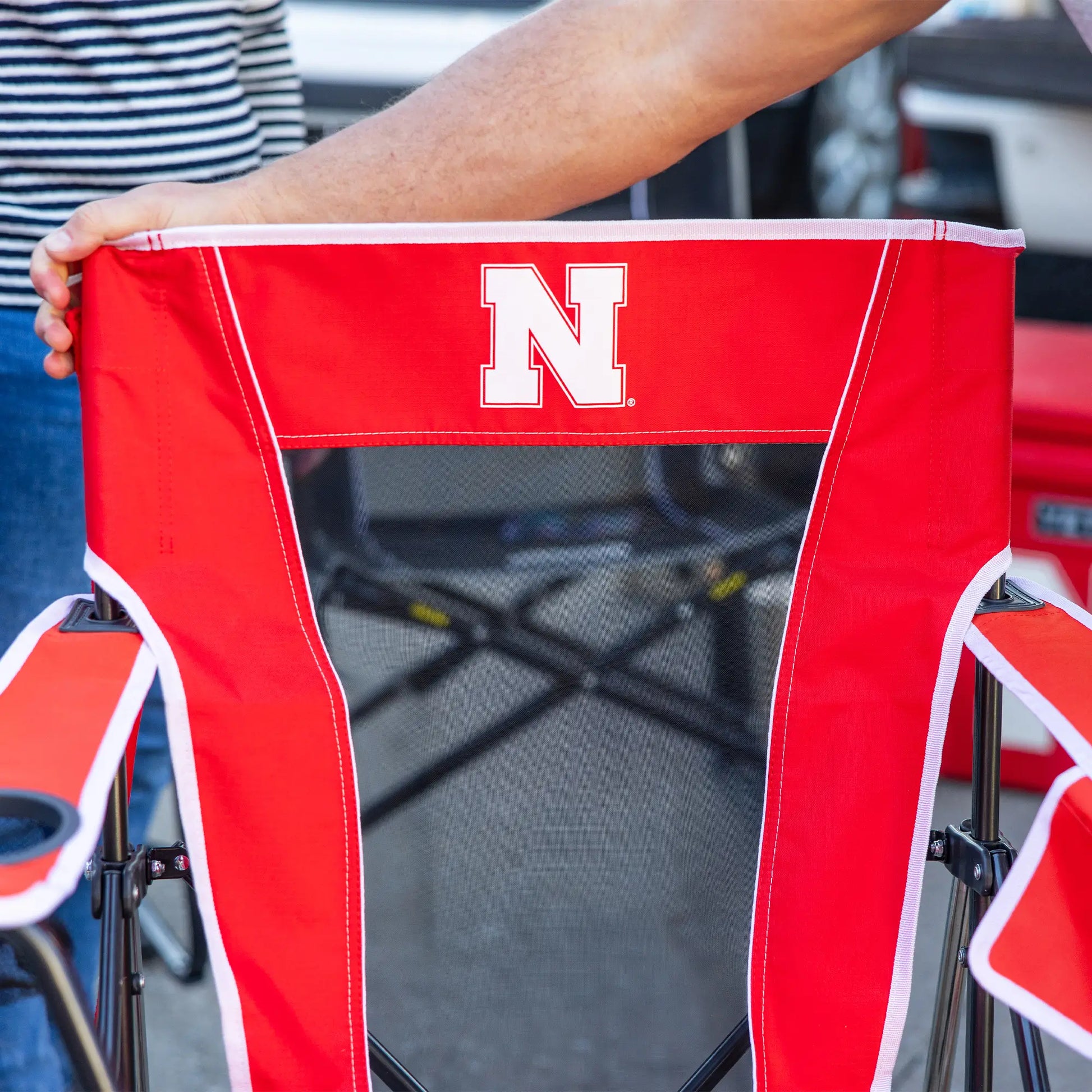 College Comfort Pro Rocker™ - Nebraska Cornhuskers - Ready Routine