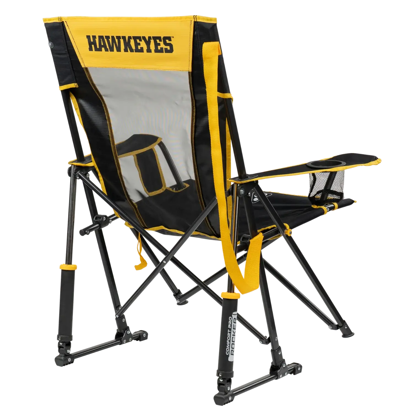 College Comfort Pro Rocker™ - Iowa Hawkeyes - Gift Ready