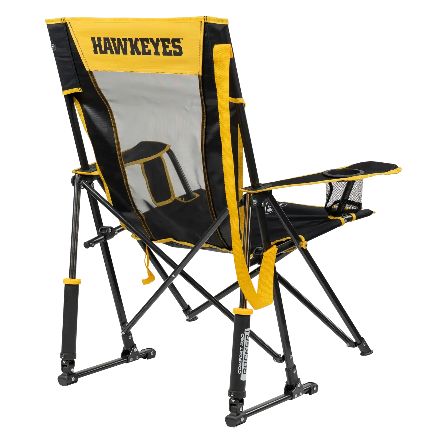 College Comfort Pro Rocker™ - Iowa Hawkeyes - Gift Ready