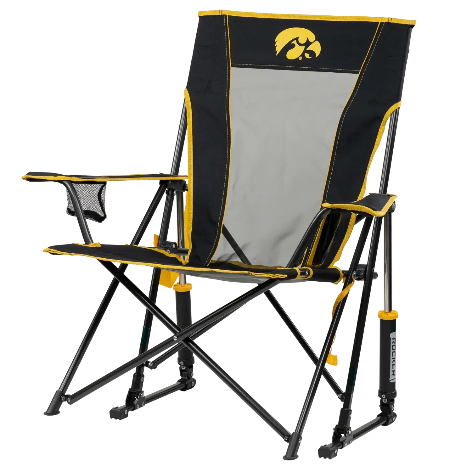 College Comfort Pro Rocker™ - Iowa Hawkeyes - Gift Ready