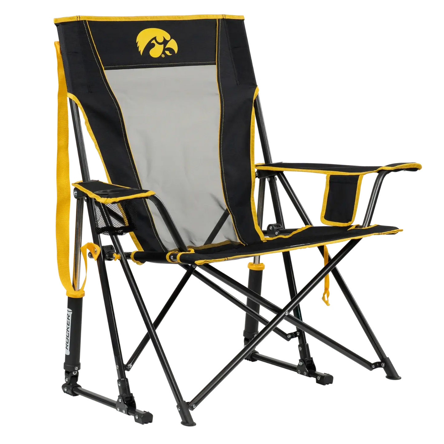 College Comfort Pro Rocker™ - Iowa Hawkeyes - Gift Ready