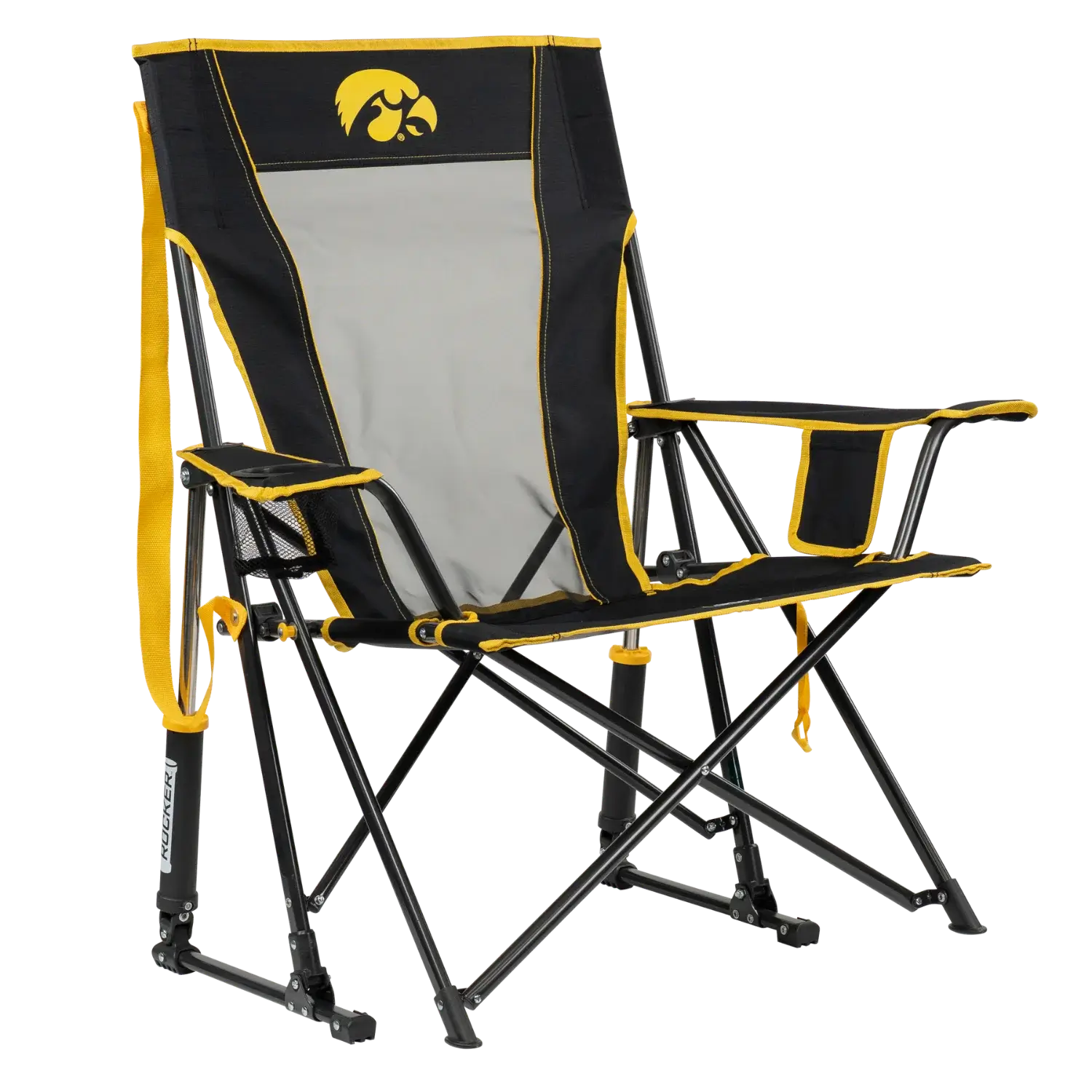 College Comfort Pro Rocker™ - Iowa Hawkeyes - Gift Ready